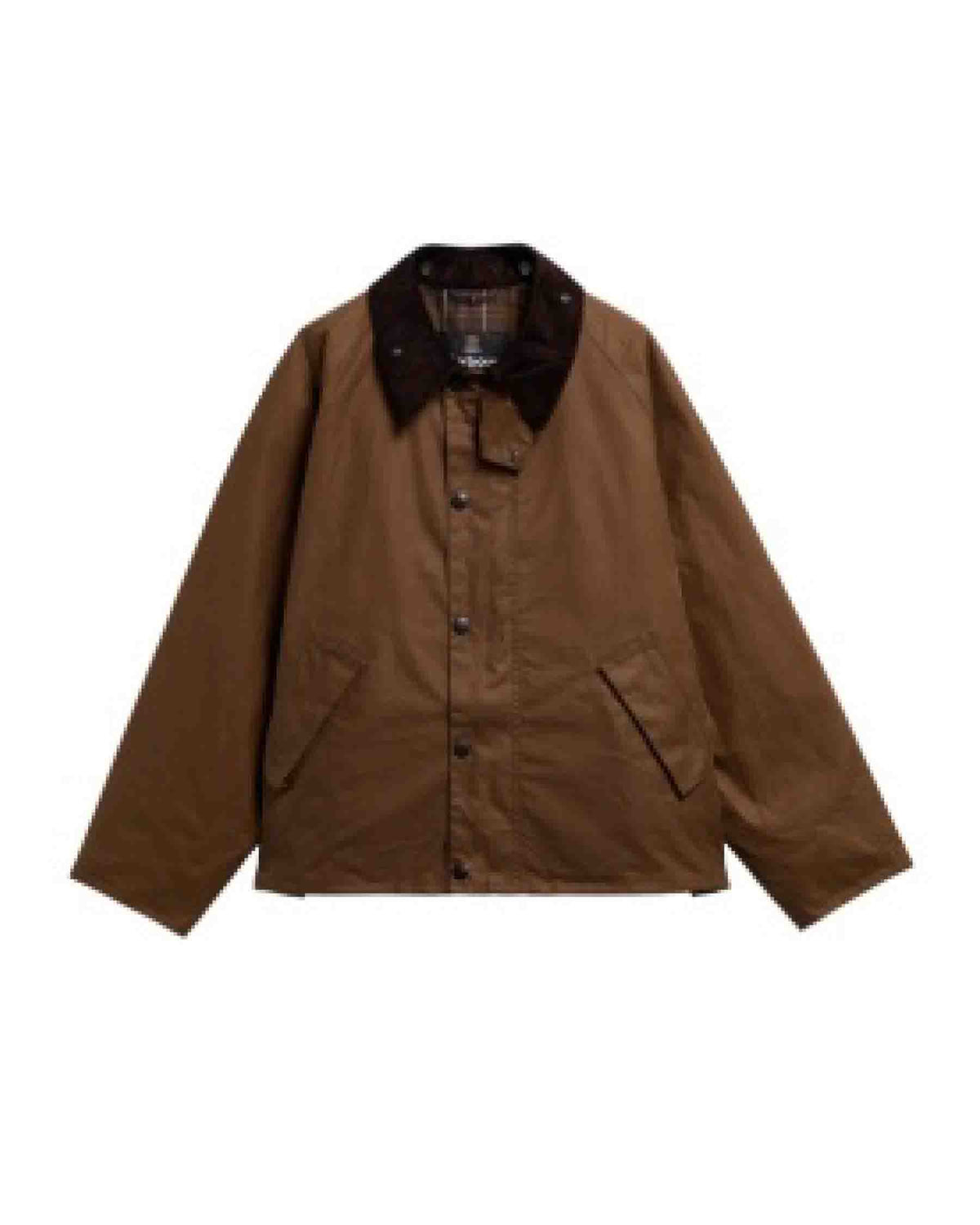 Barbour OS Transport Wax Jacket Sand
