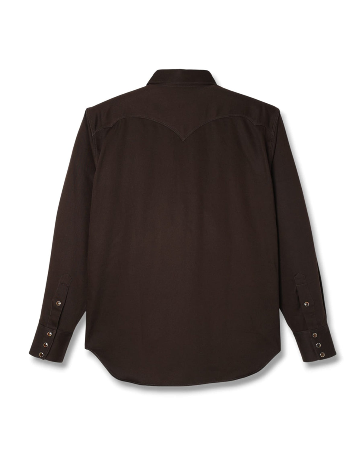 Stevenson Overall Co. Cody Western Shirt Dark Brown