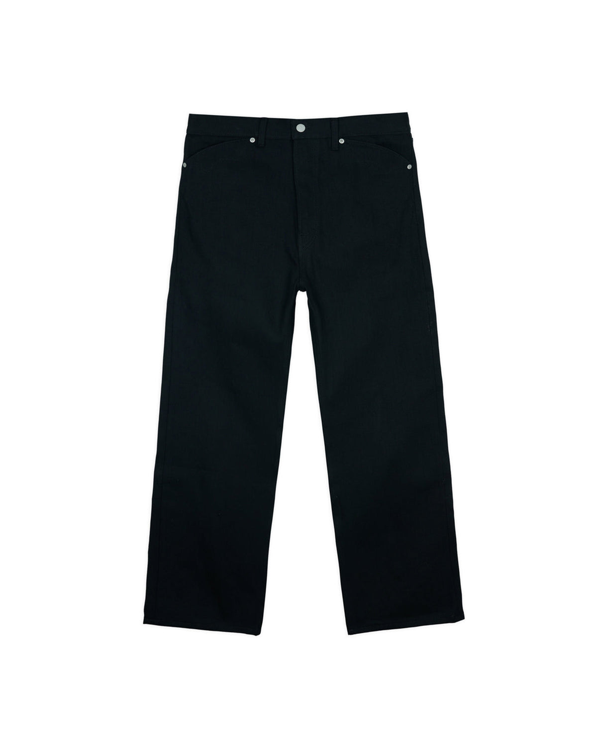 Brain Dead Type 00 14.25oz Selvedge Denim Pant Solid Black