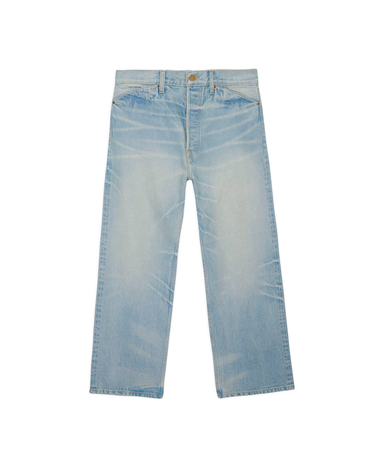 Brain Dead Type 00 15oz Selvedge Denim Pant Light Washed Indigo