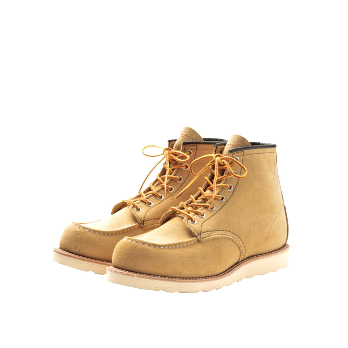 Red Wing Heritage 8833 6-Inch Classic Moc Hawthorne Abilene Roughout PRE-OWNED FINAL SALE