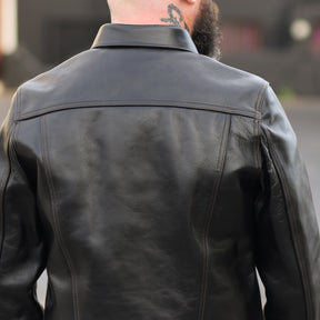 Double Helix Western Pioneer Horsehide Type III Jacket Black PRE-ORDER DEPOSIT