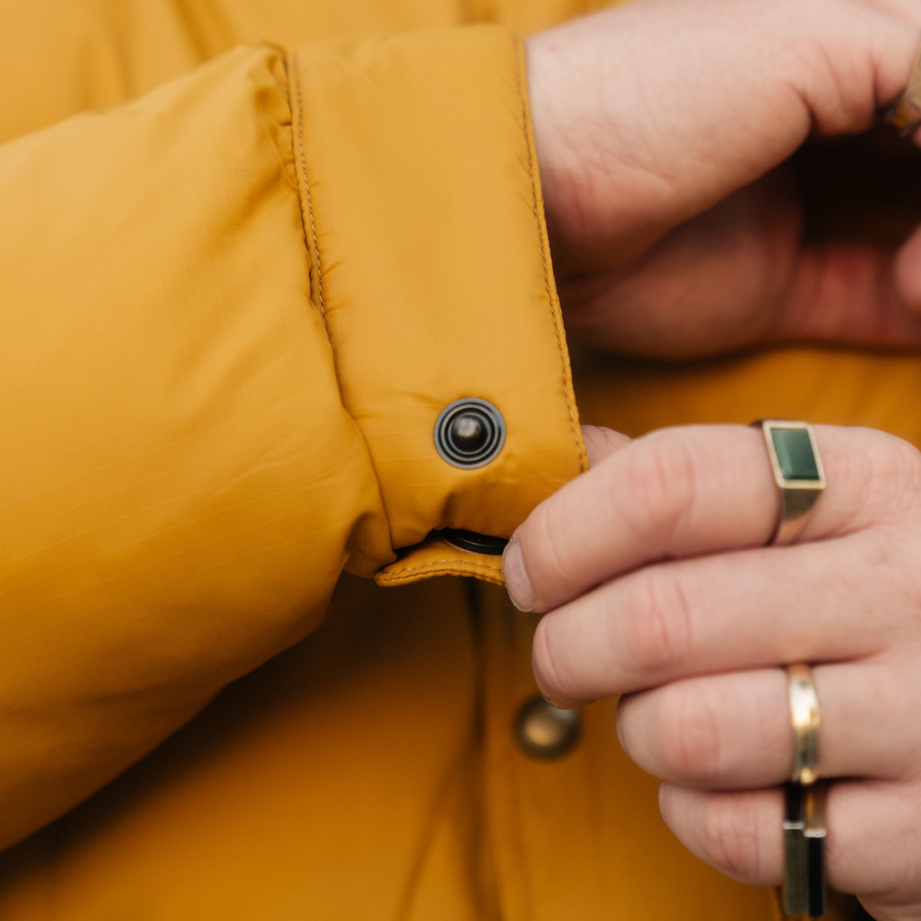 RRL Quilted Ripstop Jacket Vintage Yellow FINAL SALE