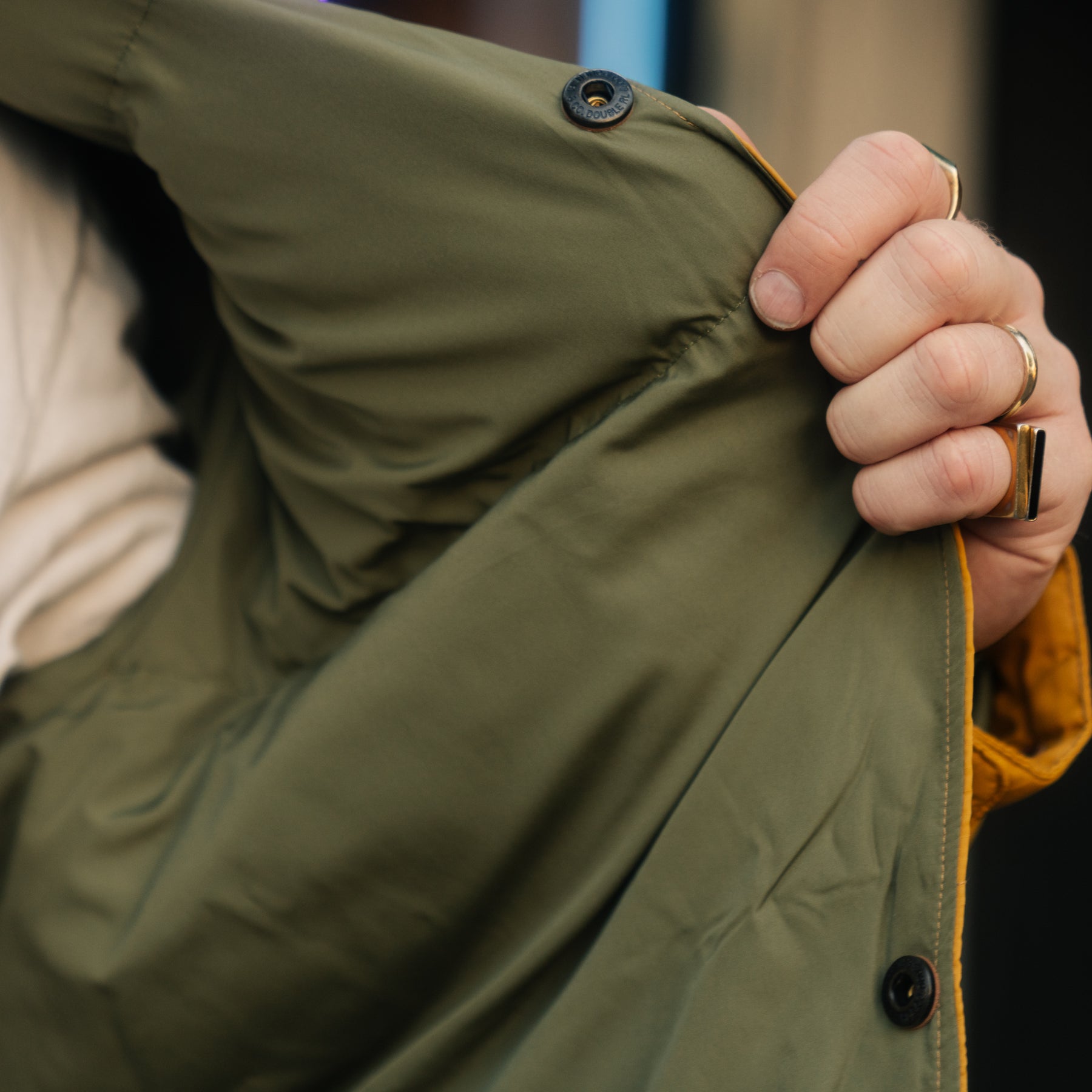 RRL Quilted Ripstop Jacket Vintage Yellow FINAL SALE