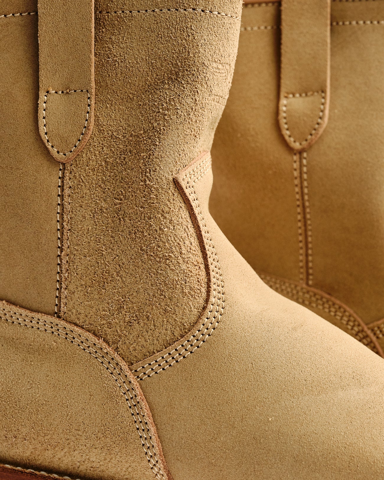 The Flat Head FN-FB-002 Suede Boots Beige