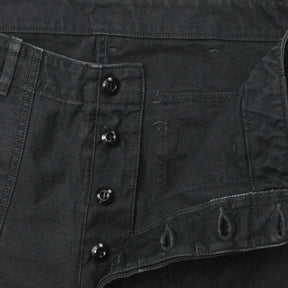 Full Count 1992-24A Utility Trousers Black