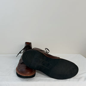 Alden x Snake Oil Provisions Figueroa Plain Toe Boot Brown Chromexcel PRE-OWNED/ FINAL SALE