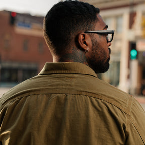 Rogue Territory Dyed Canvas Work Shirt Golden Brown FINAL SALE
