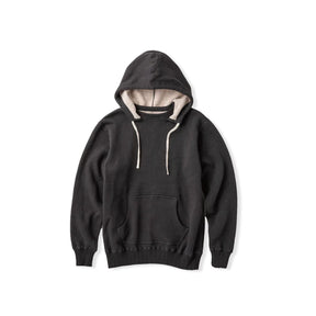 Full Count 3745-22 After Hood Sweat Shirt Mother Cotton Black