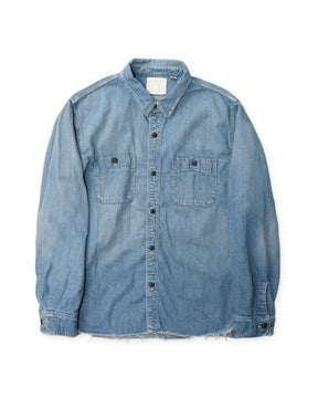 Full Count 4890HW-24 Denim Work Shirt Indigo