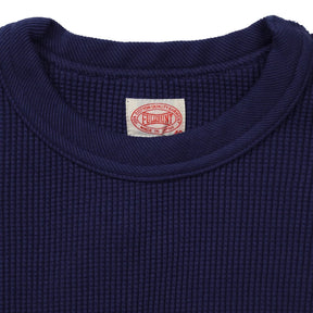 Full Count Heavyweight Waffle Long Sleeve T-Shirt Eggplant