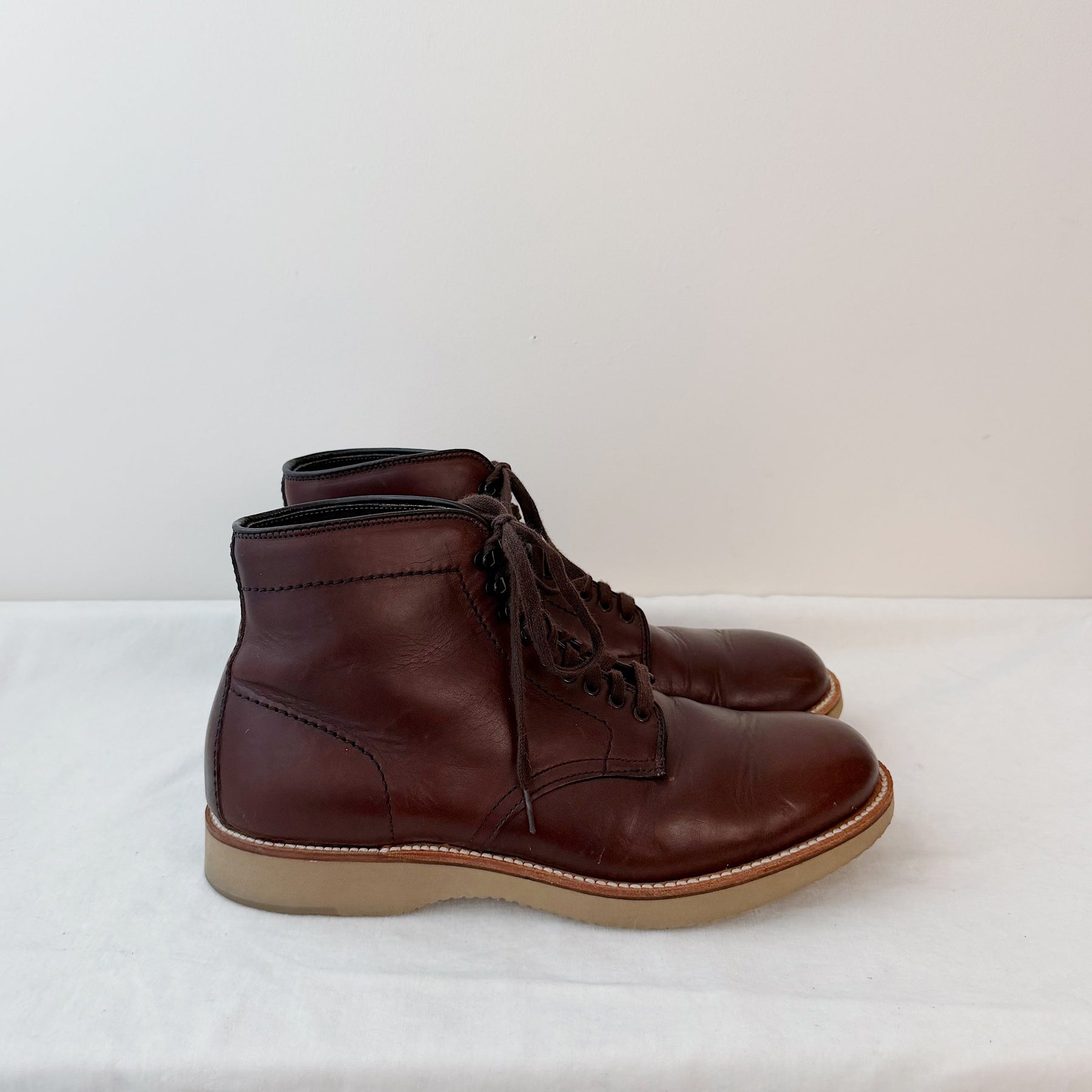 Alden x Snake Oil Provisions Pike Boot Brown Chromexcel PRE-OWNED/ FINAL SALE