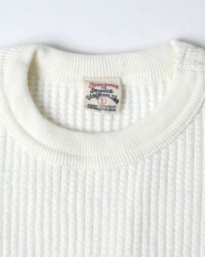 UES 60BW Big Waffle T-Shirt Off White