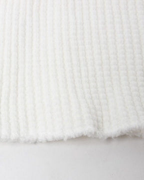 UES 60BW Big Waffle T-Shirt Off White