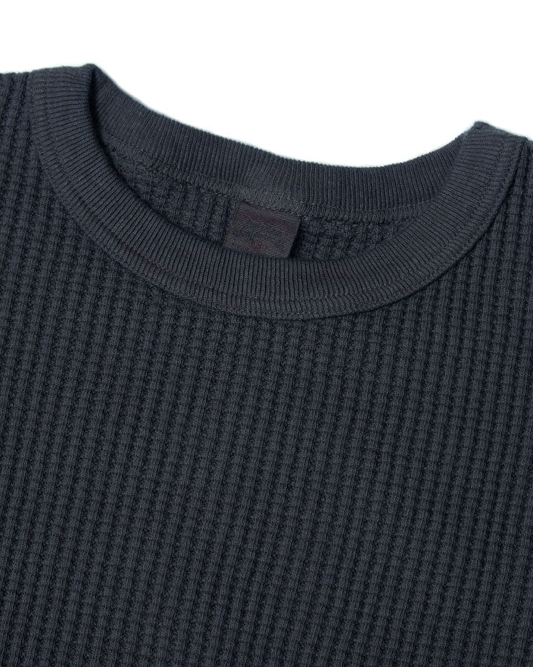 UES Big Waffle T-Shirt Steel Gray