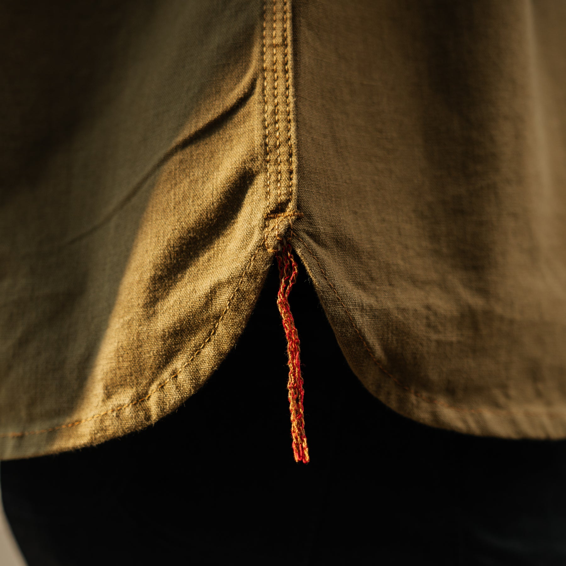 Rogue Territory Dyed Canvas Work Shirt Golden Brown FINAL SALE
