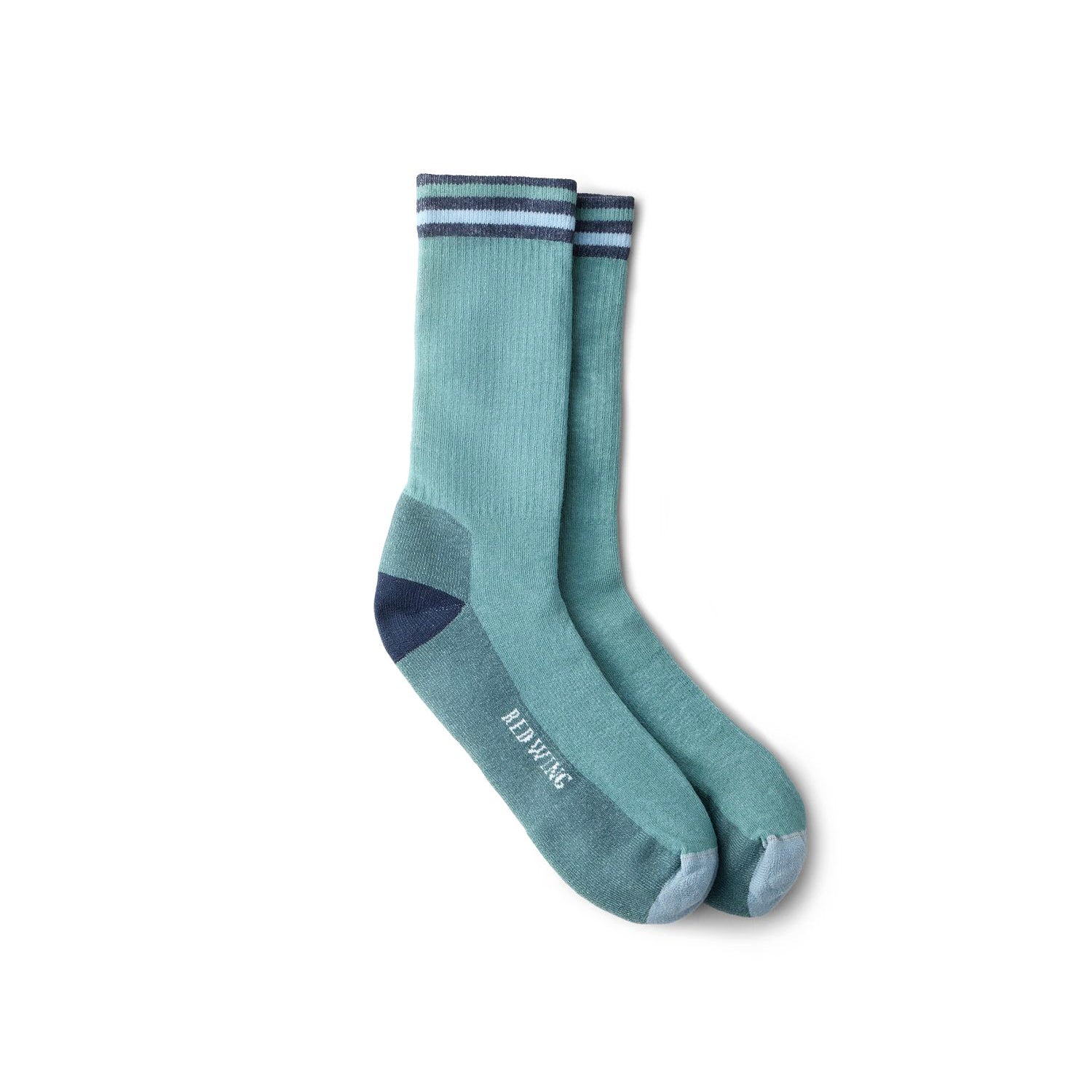 Red Wing Heritage Vintage Stripe Cotton Blend Crew Sea Pine/ Carbon Navy/ Steel Blue