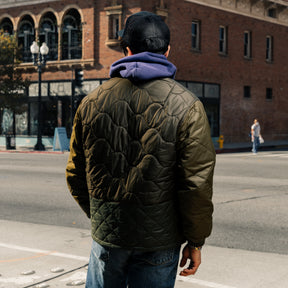 Barbour Cording Quilt Jacket Army Green FINAL SALE