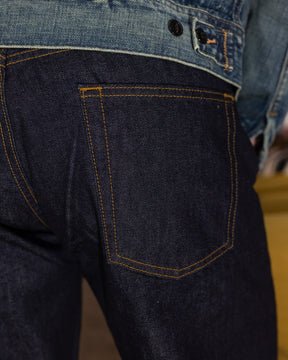 Aaron Levine New York 90's Washed Denim Jeans Rinse