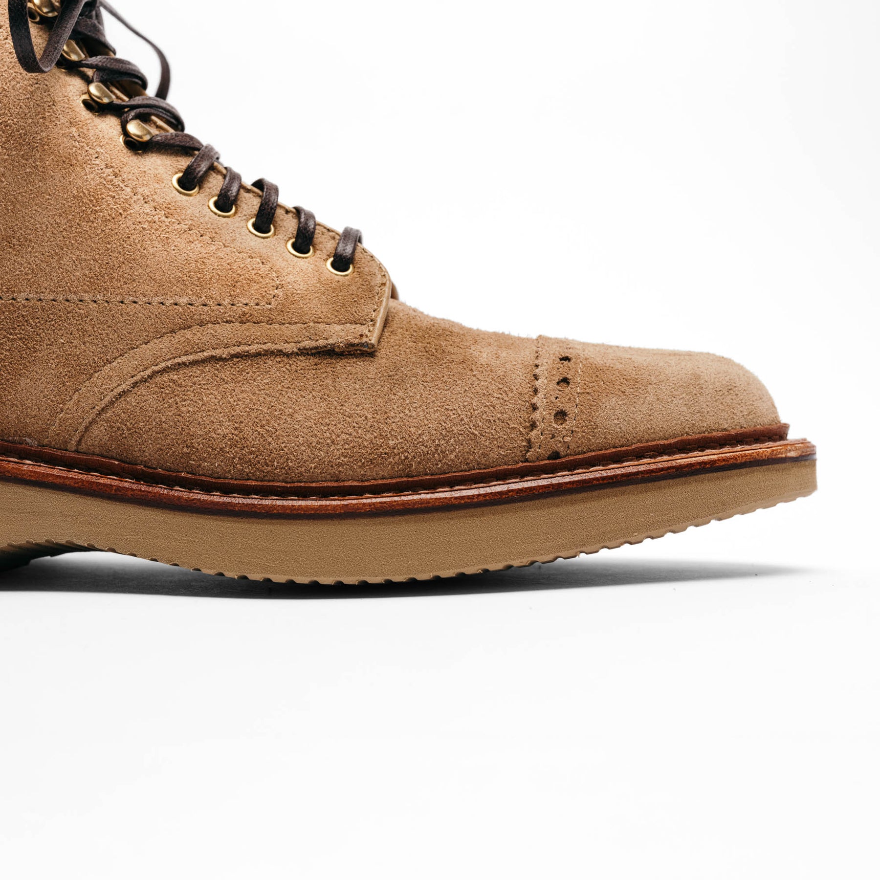 Alden x Snake Oil Provisions Dune Boot Tan Suede