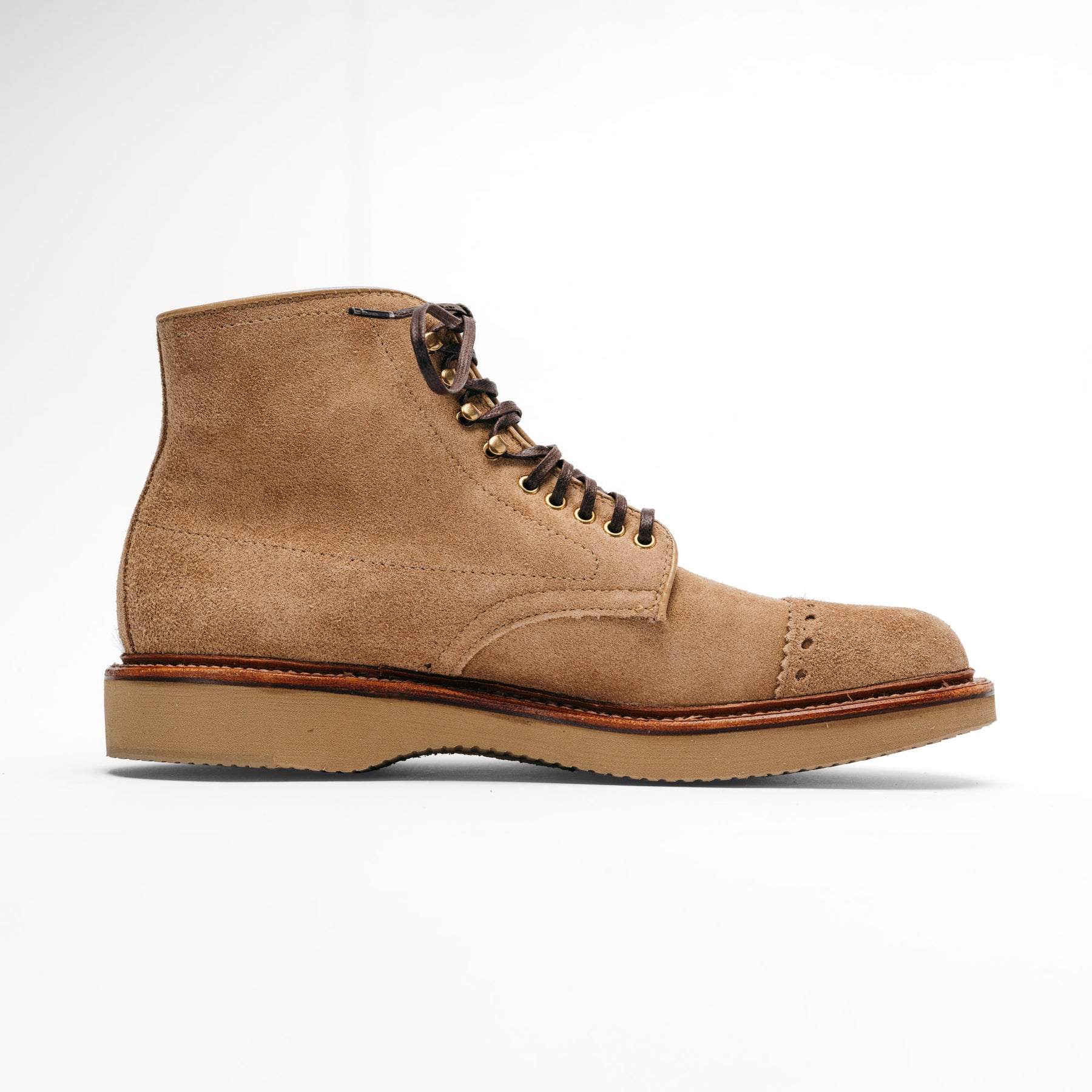 Alden x Snake Oil Provisions Dune Boot Tan Suede