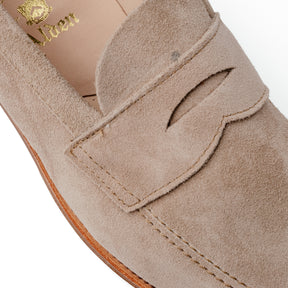 Alden x Snake Oil Provisions Unlined Penny Loafer Milkshake Suede