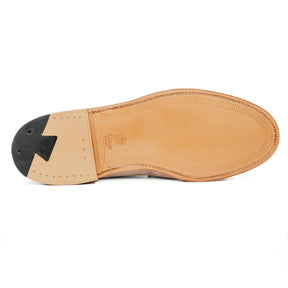 Alden x Snake Oil Provisions Unlined Penny Loafer Milkshake Suede