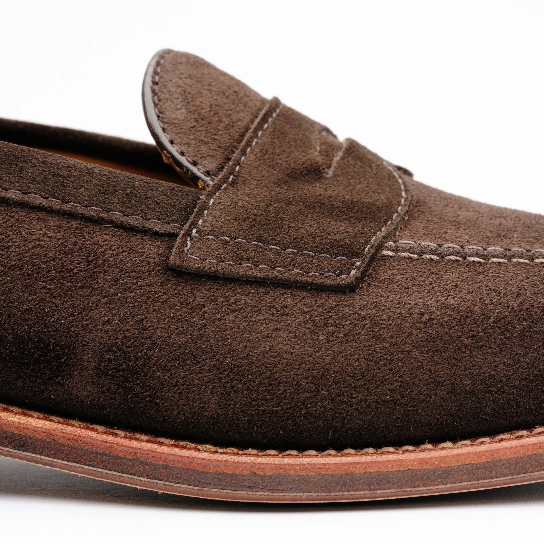 Alden 6176F Leisure Loafer Chocolate Suede