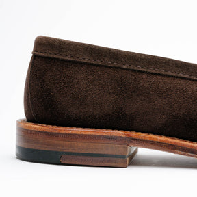 Alden 6176F Leisure Loafer Chocolate Suede