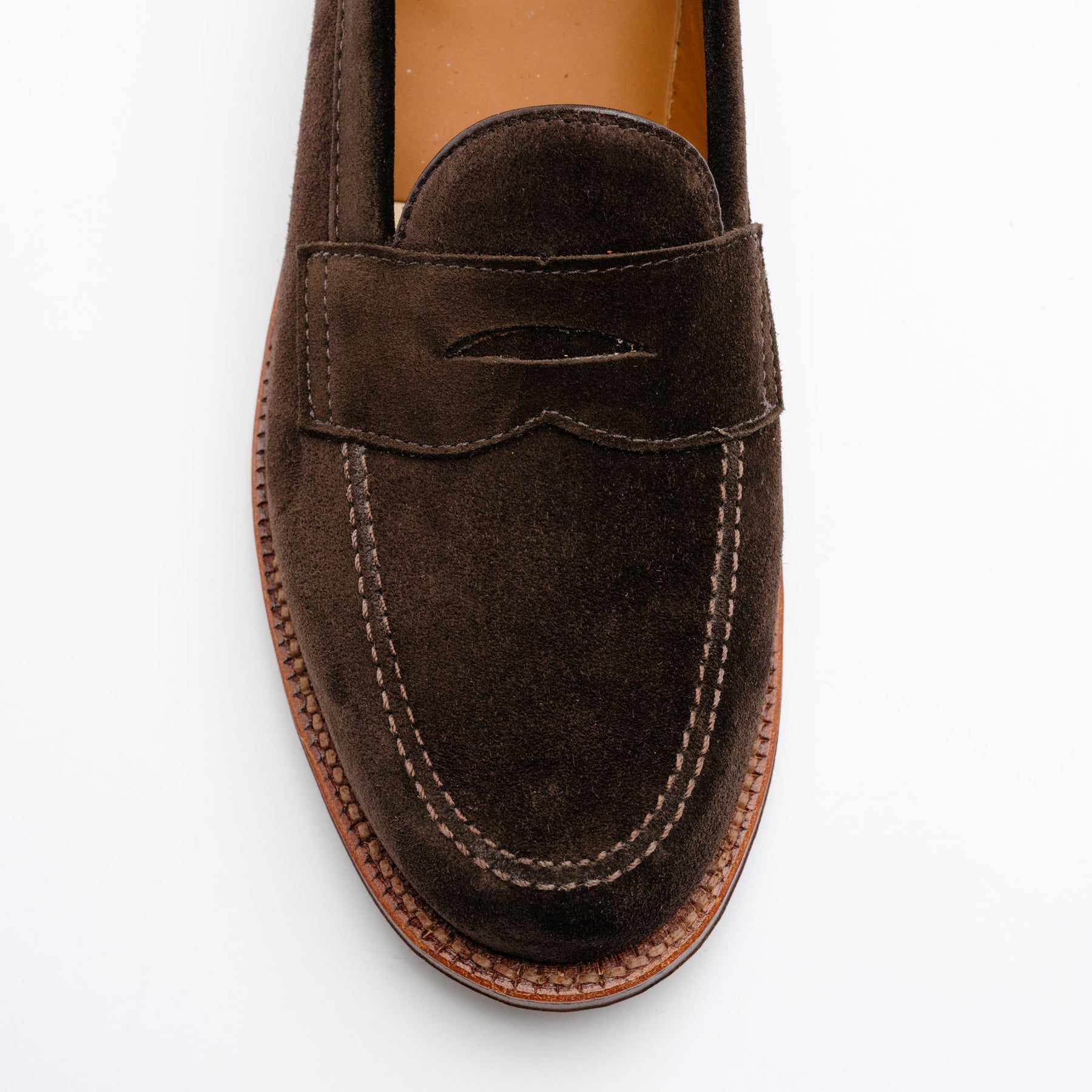 Alden 6176F Leisure Loafer Chocolate Suede