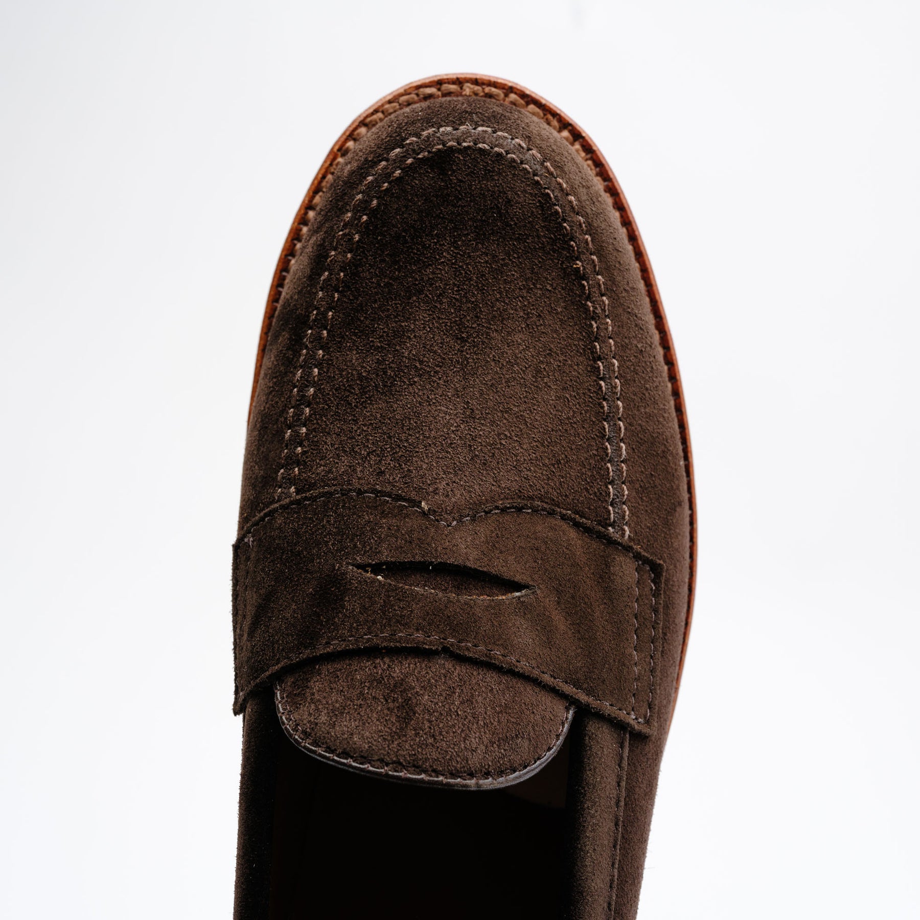 Alden 6176F Leisure Loafer Chocolate Suede
