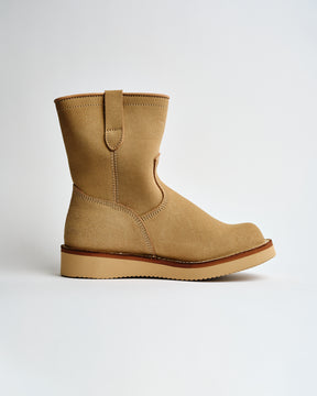The Flat Head FN-FB-002 Suede Boots Beige