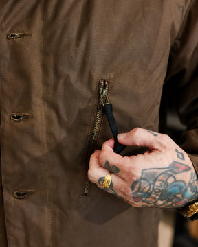 Barbour Macklow Wax Jacket Bark