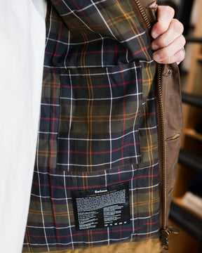 Barbour Macklow Wax Jacket Bark