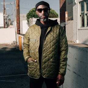 Barbour Liddesdale Quilted Liner Army Green FINAL SALE