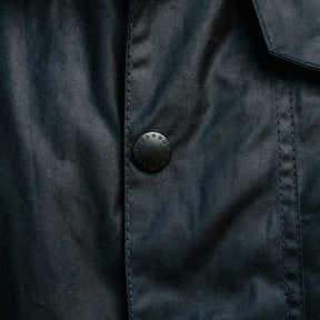 Barbour OS Transport Wax Jacket Navy