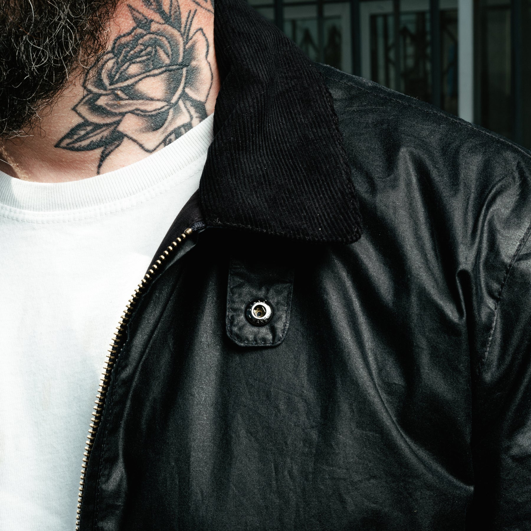 Barbour Newbury Waxed Jacket Royal Navy FINAL SALE