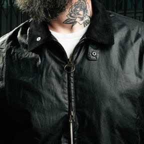 Barbour Newbury Waxed Jacket Royal Navy FINAL SALE