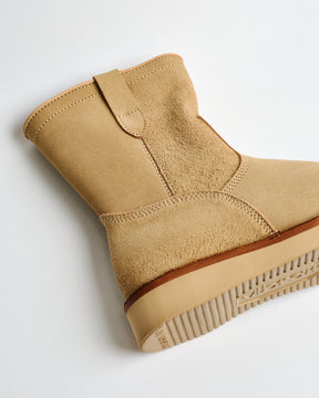 The Flat Head FN-FB-002 Suede Boots Beige