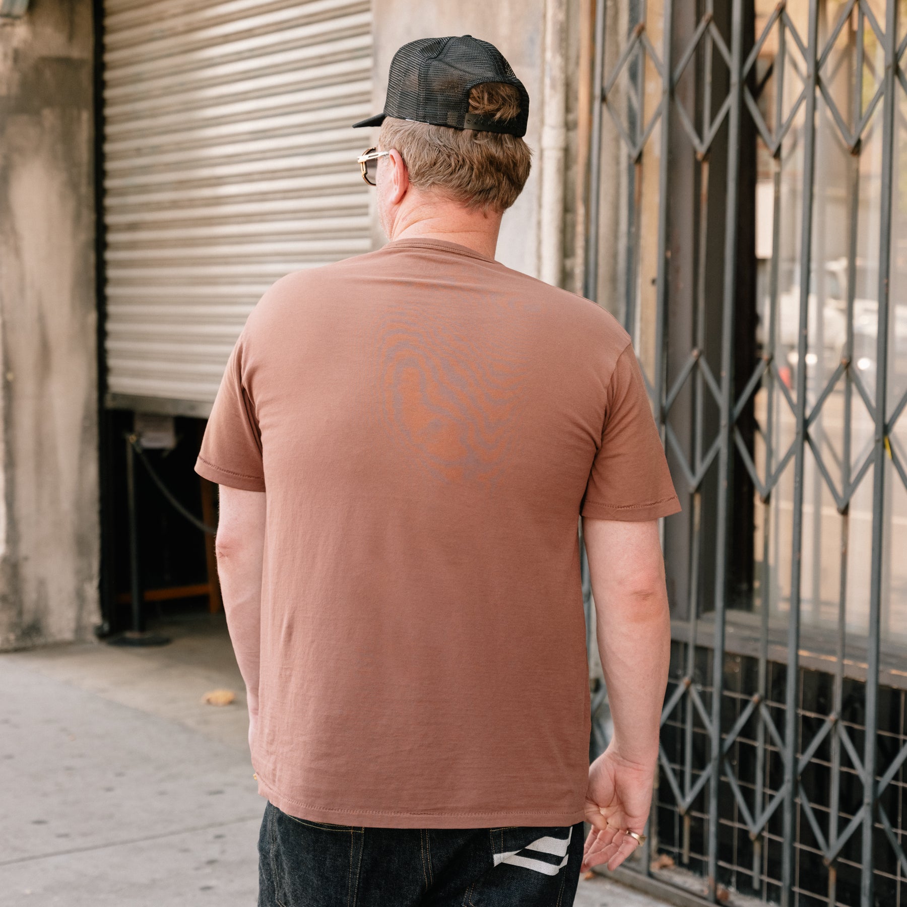 RRL Garment Dyed Pocket T-Shirt Chocolate FINAL SALE