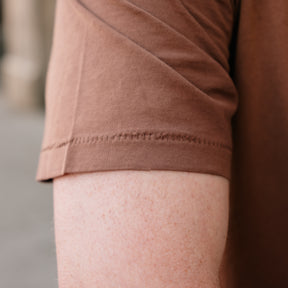 RRL Garment Dyed Pocket T-Shirt Chocolate FINAL SALE