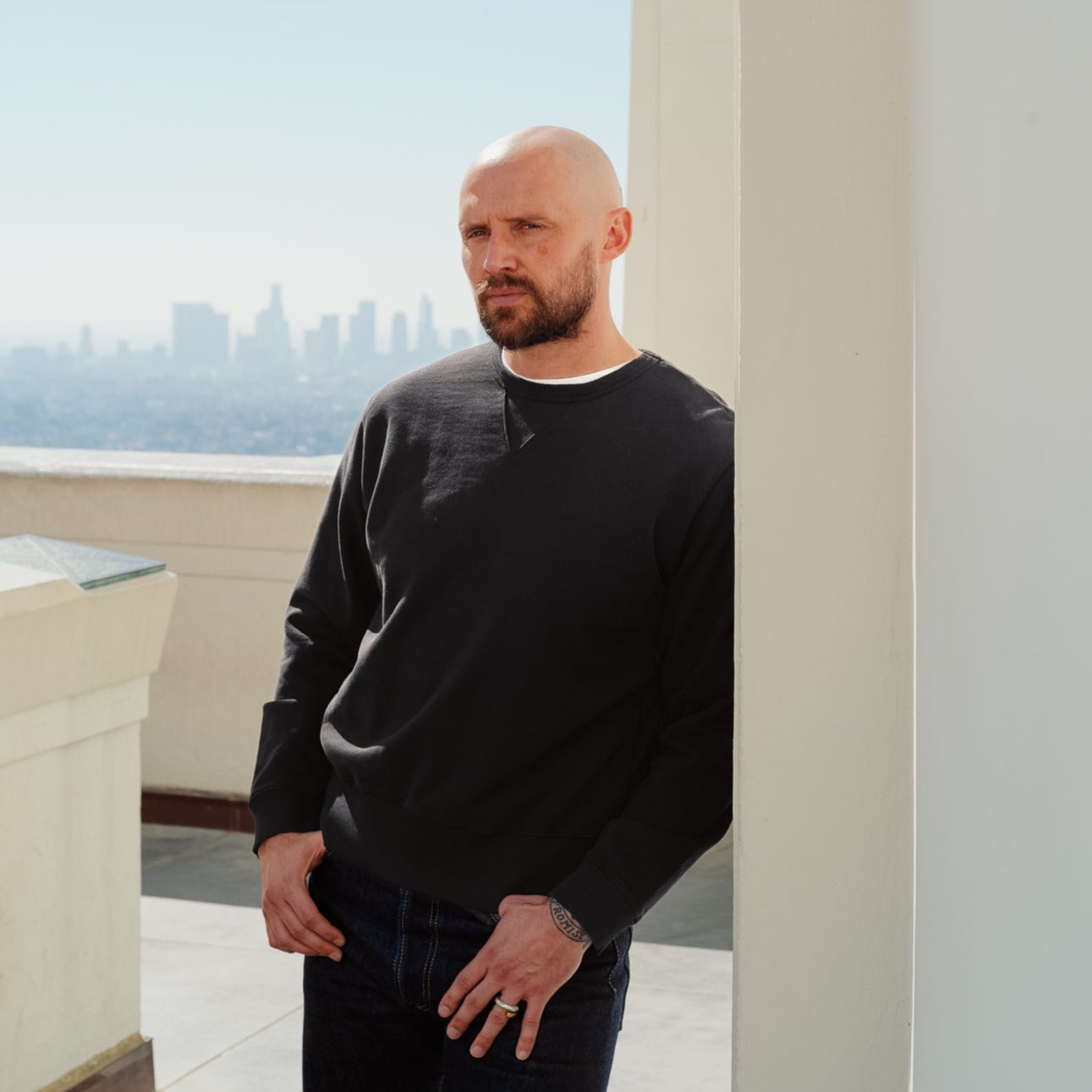 Snake Oil Provisions French Terry Loopback Crewneck Midnight FINAL SALE