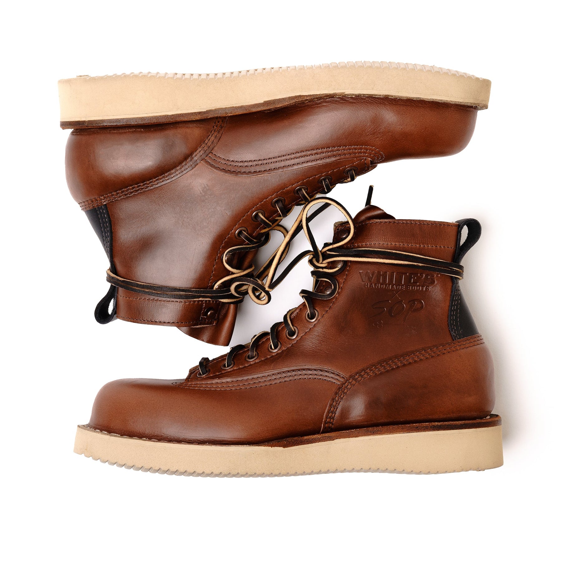 White's Boots x Snake Oil Provisions Big Shooter Boot British Tan Chromexcel