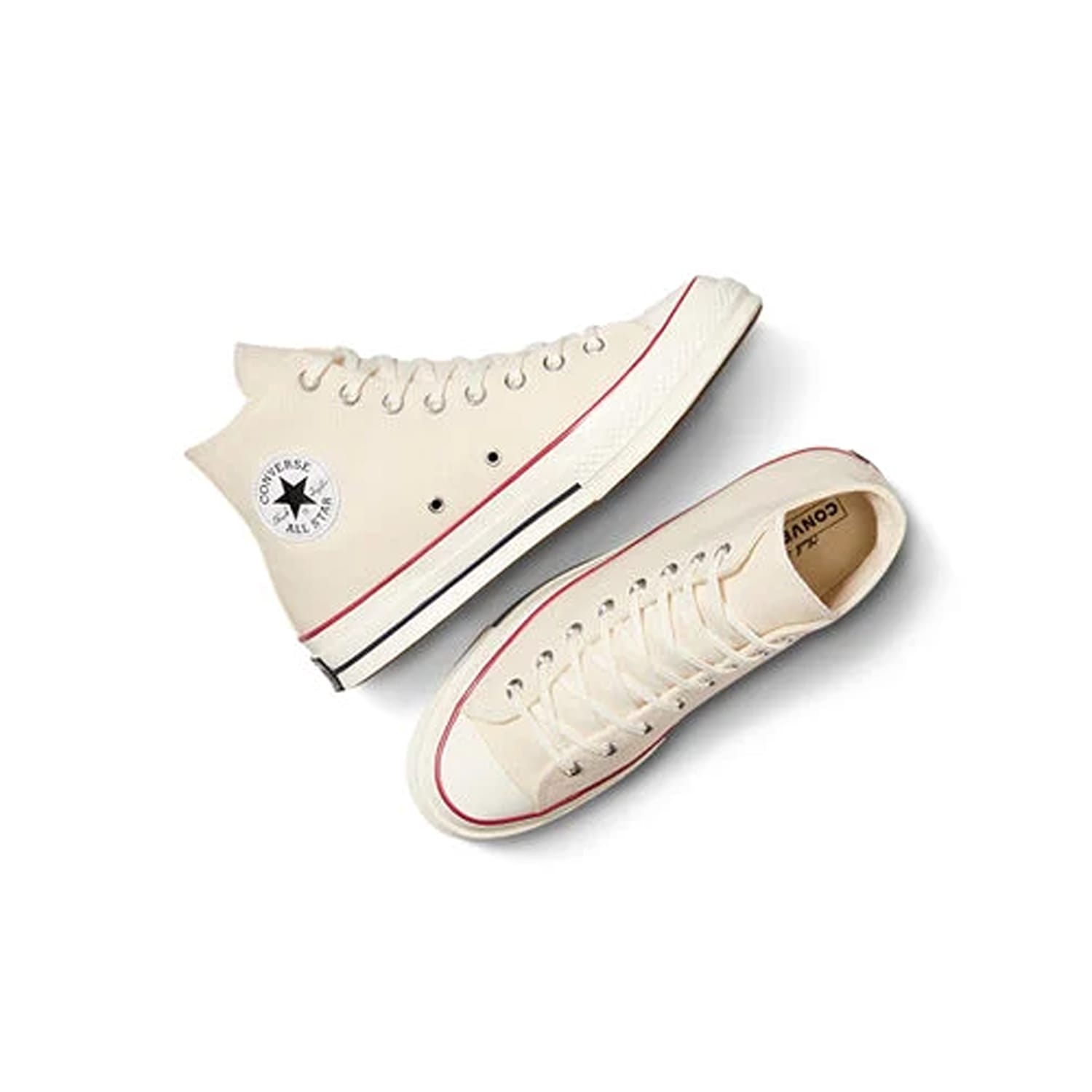 Converse Chuck 70 Canvas Unisex High Top Shoe Parchment/ Garnet/ Egret