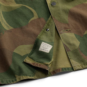 RRL Camo Poplin Overshirt Brush Stroke Camo