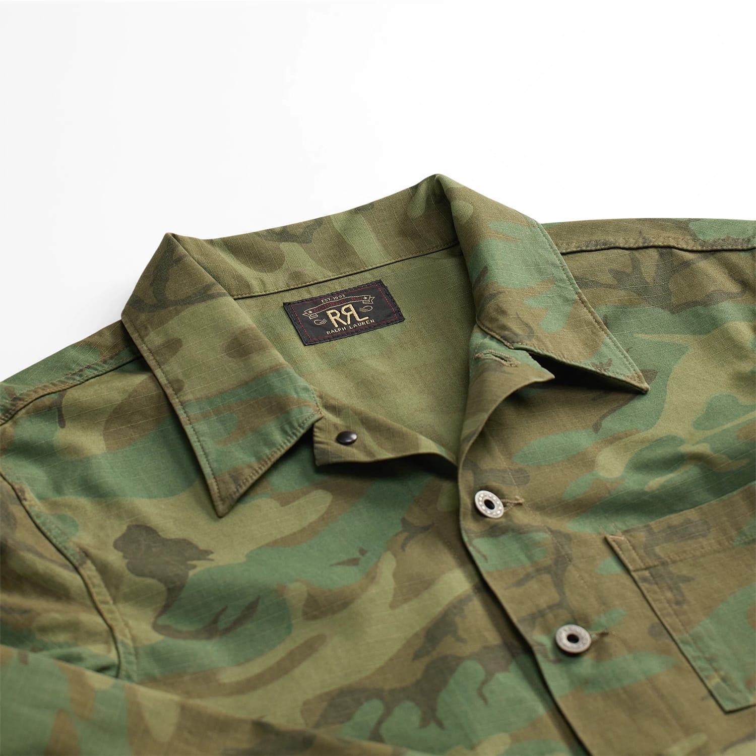 RRL Camo Ripstop Overshirt Camo