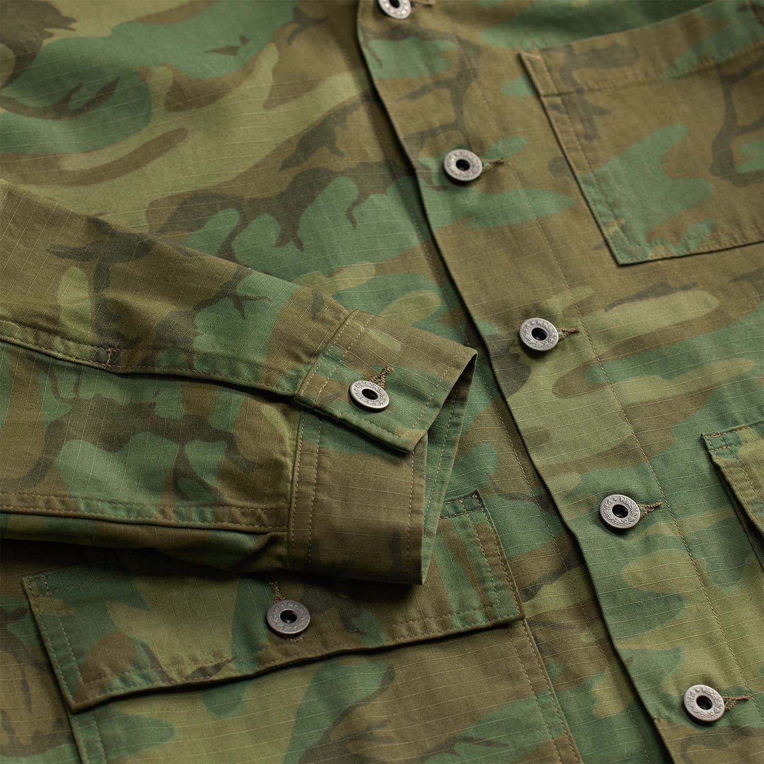 RRL Camo Ripstop Overshirt Camo