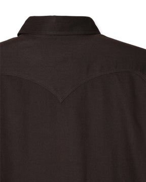 Stevenson Overall Co. Cody Western Shirt Dark Brown