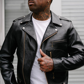 Double Helix Innovator Motorcycle Jacket Black Teacore