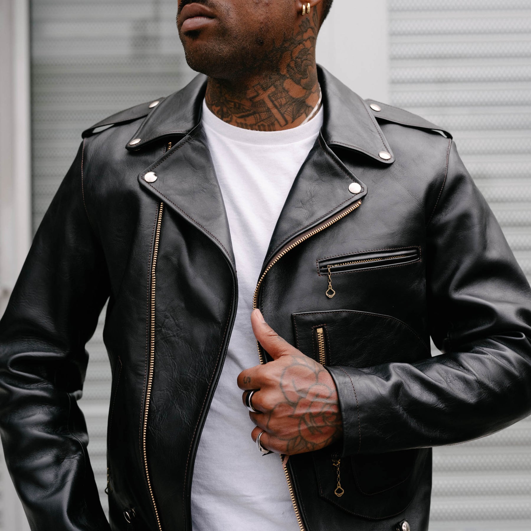 Double Helix Innovator Motorcycle Jacket Black Teacore | SPECIAL ORDER